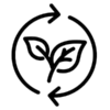 sustainabilty black icon