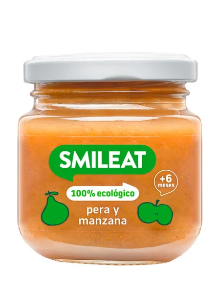 SMILEAT - Pear and apple jar, ORGANIC 130g