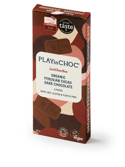 JustChoc Box - Organic Peruvian Cacao Dark Chocolates 60g